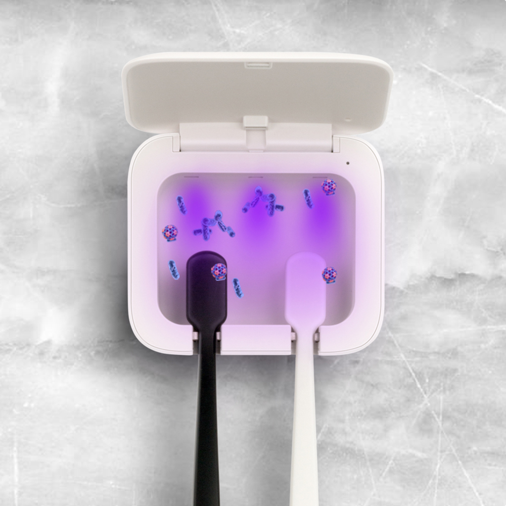 Smart Toothbrush Sterilizer Box Anti-bacteria Ultraviolet Rechargeable UVC-LED Home Travel Baby Couples Disinfection Machine