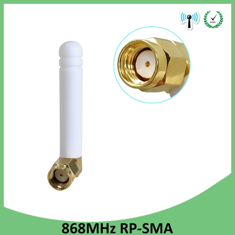 GRANDWISDOM 1-2pcs 868mhz antenna 3dbi sma female 915mhz lora antene pbx iot module lorawan signal receiver antena