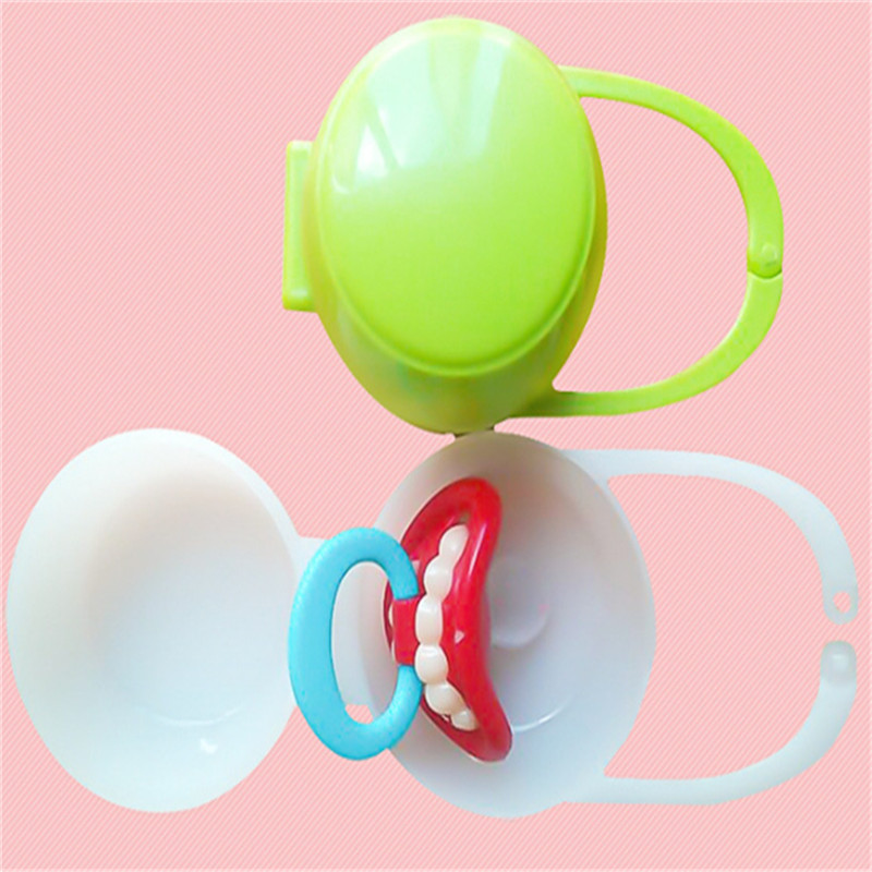 2020 New Portable Safe Baby Pacifier Storage Solid Color Box Soother Container Holder Dummy Travel Storage Box