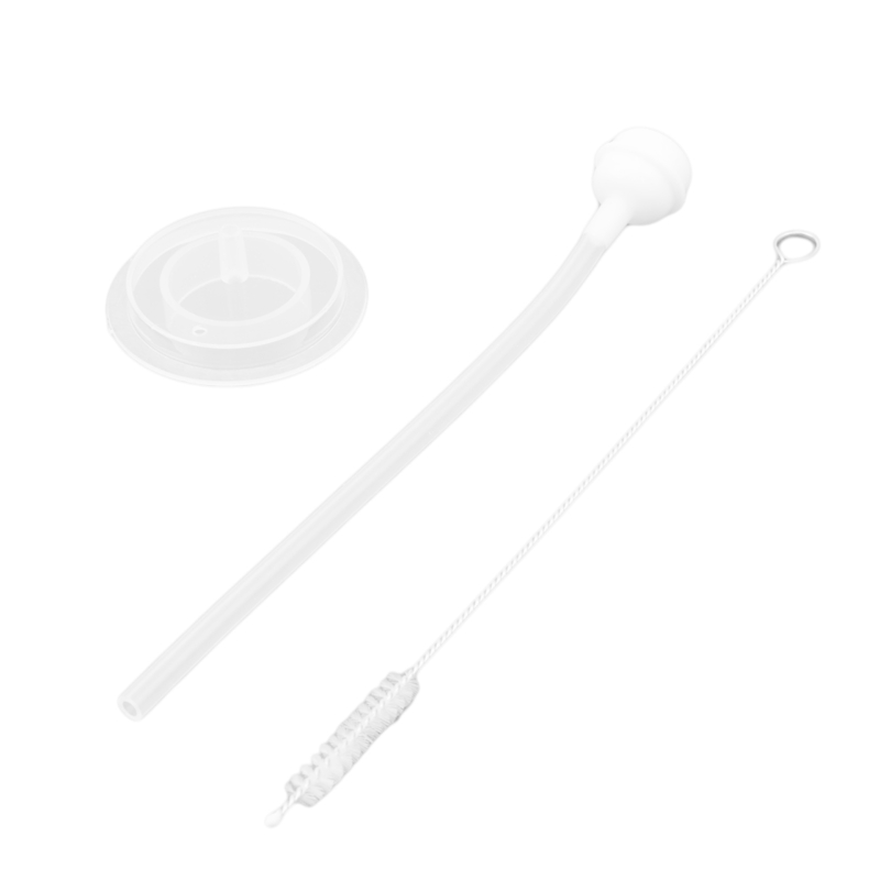 Safety Anti Flatulence Baby Bottle Accessories Automatic Straw Group Gravity Ball Suction Hand Brush Suit Universal Wide Caliber