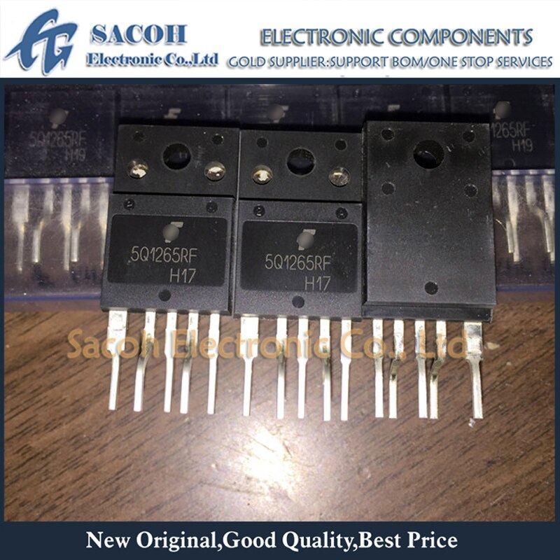 New Original 10PCS/Lot KA5Q1265RF 5Q1265RF 5Q1265 or KA5Q1565RF 5Q1565RF TO-3PF-5L 12A 650V Power Switch (FPS)
