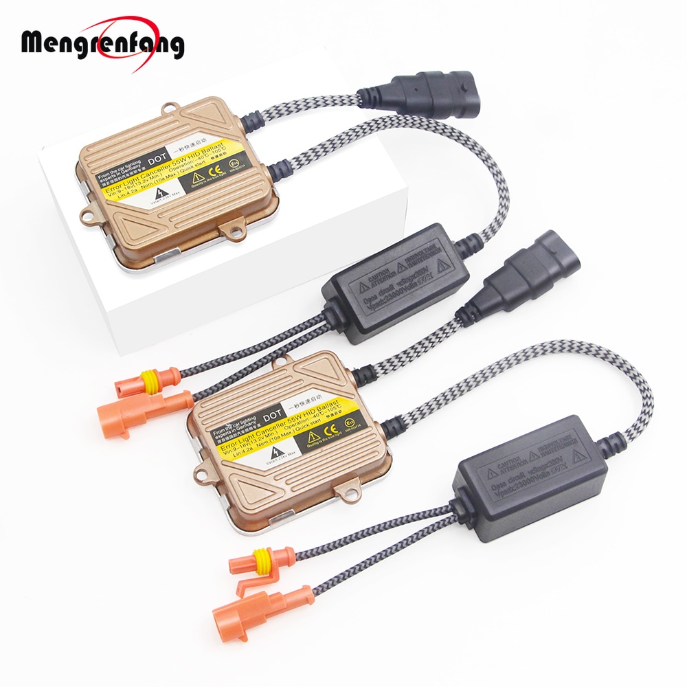 55W HID Xenon Ballast 12V Slim Digital Block Ballast Electronic Ignition For Xenon Bulb H1 H7 H4 H11 H3 9005 9006 9007 880 881