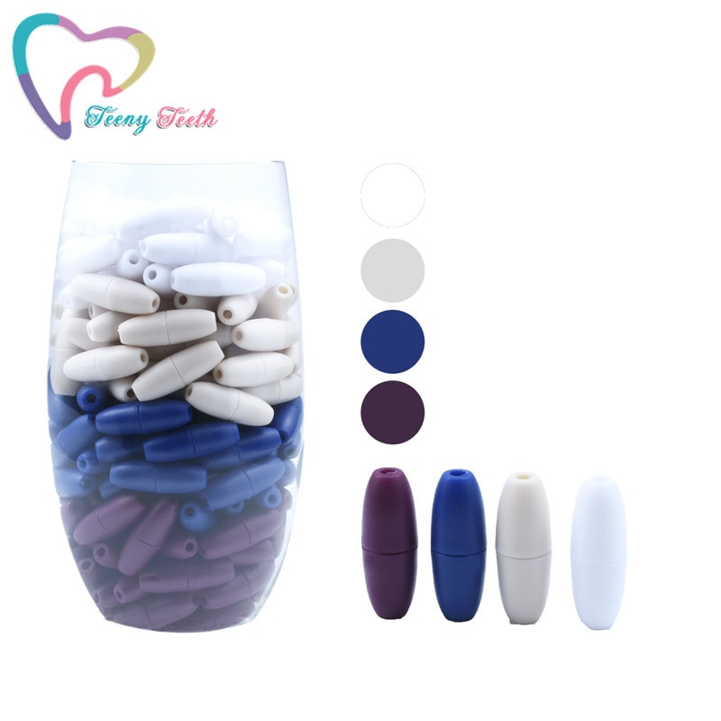 200 PCS Breakaway Plastic Clasps For Silicone Teething Necklace DIY Safety Clasp For Baby Jewelry Making Clousure Lobster Clasps