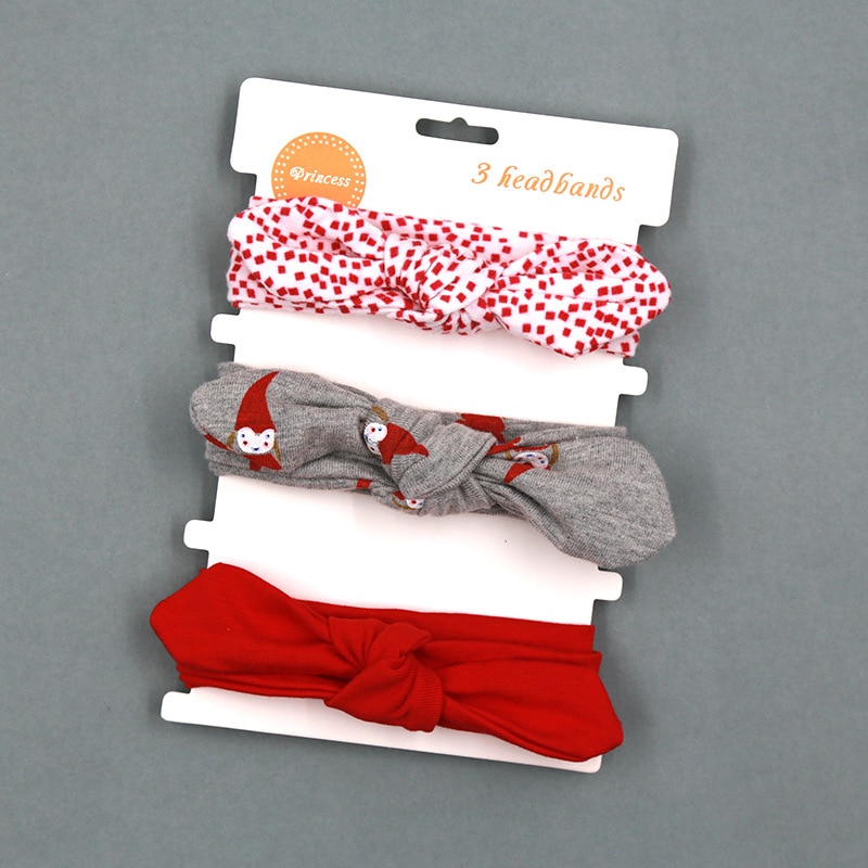 2020 NEW 3pcs/lot Baby Headband Floral Print Hairwear for Newborn Girl Rabbit Ear Headband for Girls Cotton Headbands Children