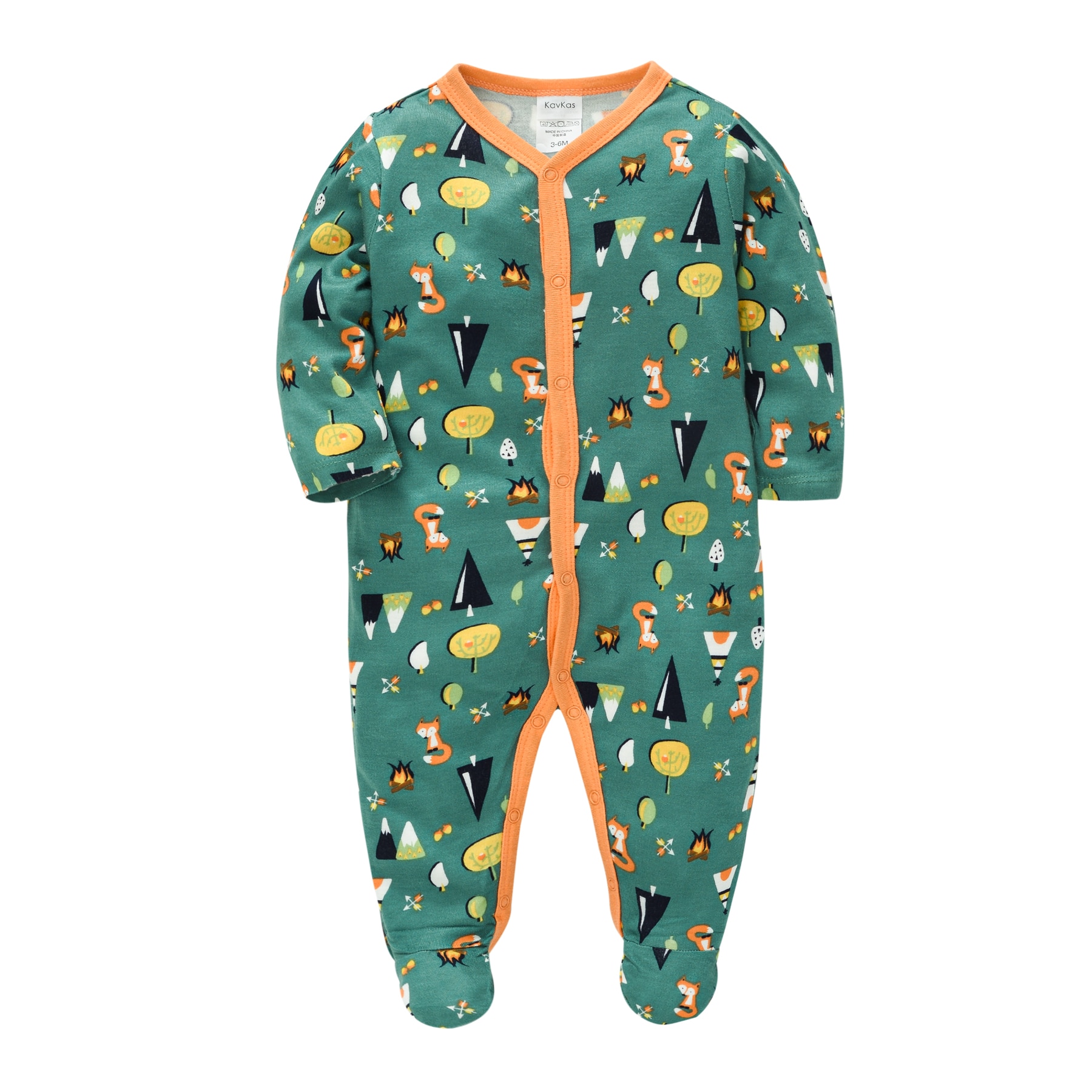 Boys Clothing Baby Rompers Good Quality Girls One-Pieces Infant Newborn Sleep Wear Autumn Winter Cartoons Print