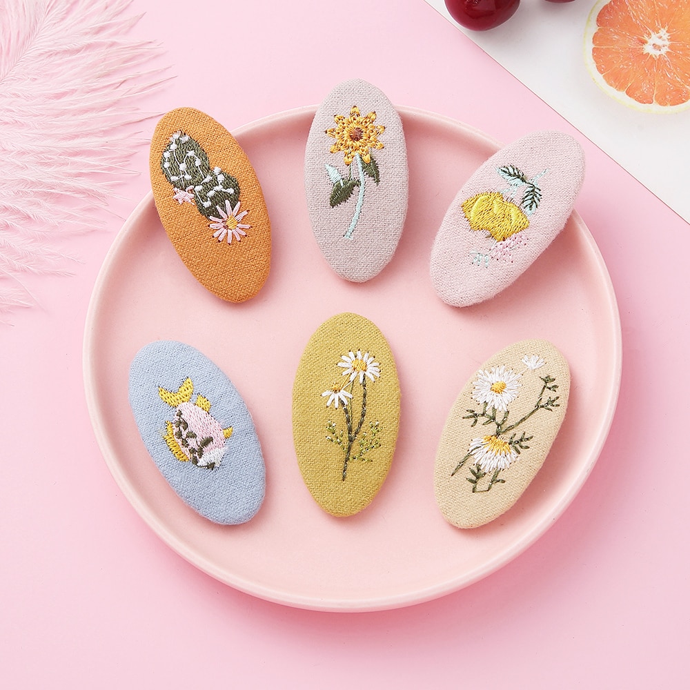 New Cute Leaf-shaped Colour BB Clips Hairpins Girls Hair Accessories Children Headwear Baby Hair Clips Headdress