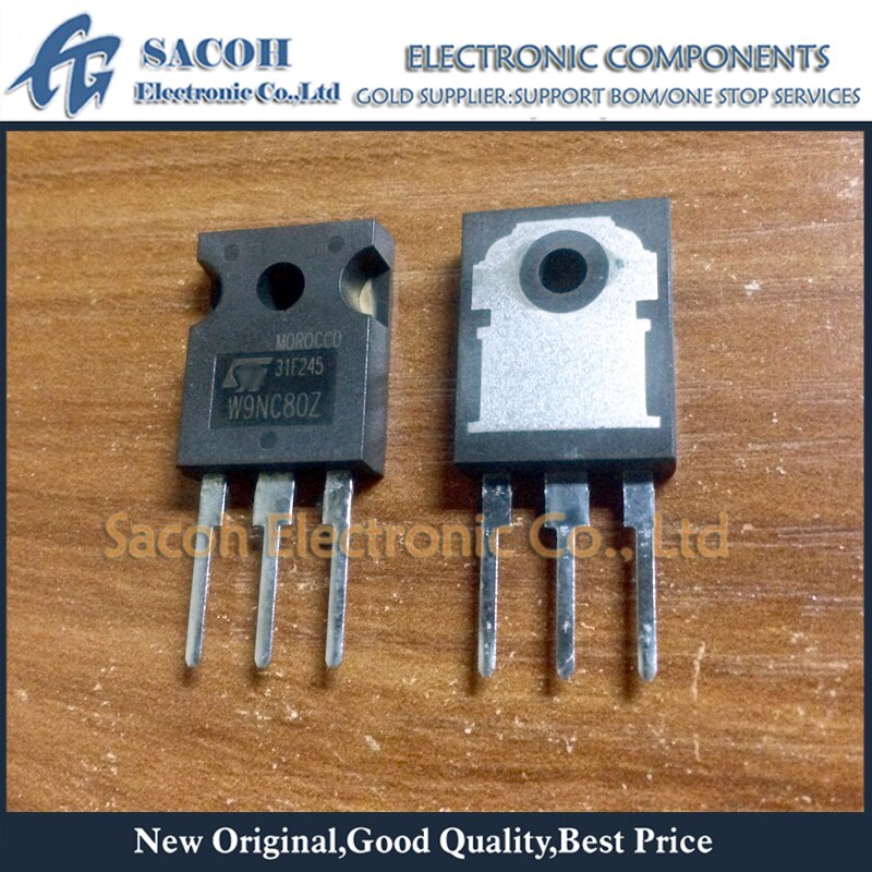 New Original 10Pcs STW9NC80Z W9NC80Z STW9NC70Z W9NC70Z TO-247 9A 800V N-ch Power MOSFET
