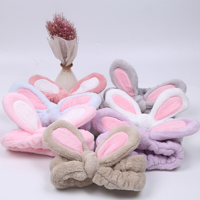 Net Red Face Wash Female Headband Super Fairy Headband New Cute Wide-brimmed Face Mask Headdress Wash Makeup Hood