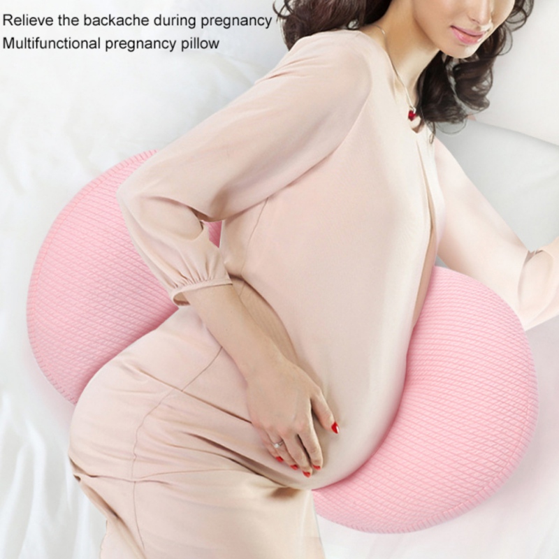 New Maternity Waist Pillow Side Sleep Cotton Pillow U-Shape Feeding Cushion Pregnancy Sleeping Washable Belly Pillows