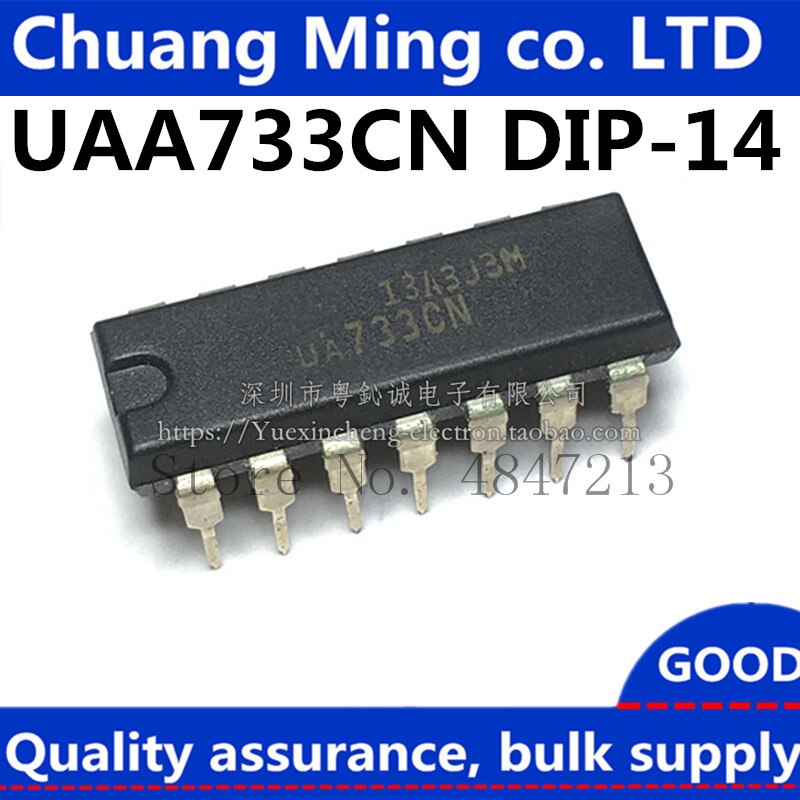 Free Shipping 20pcs/lots UA733CN LM733CN UA733 LM733 DIP-14 DIP In Stock