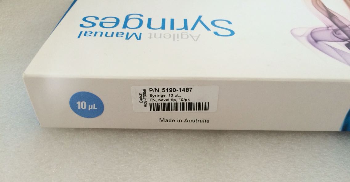 For 5190-1487 Agilent 10ul Syringe 10.0uL, FN, 26Gbevel Tip, 10