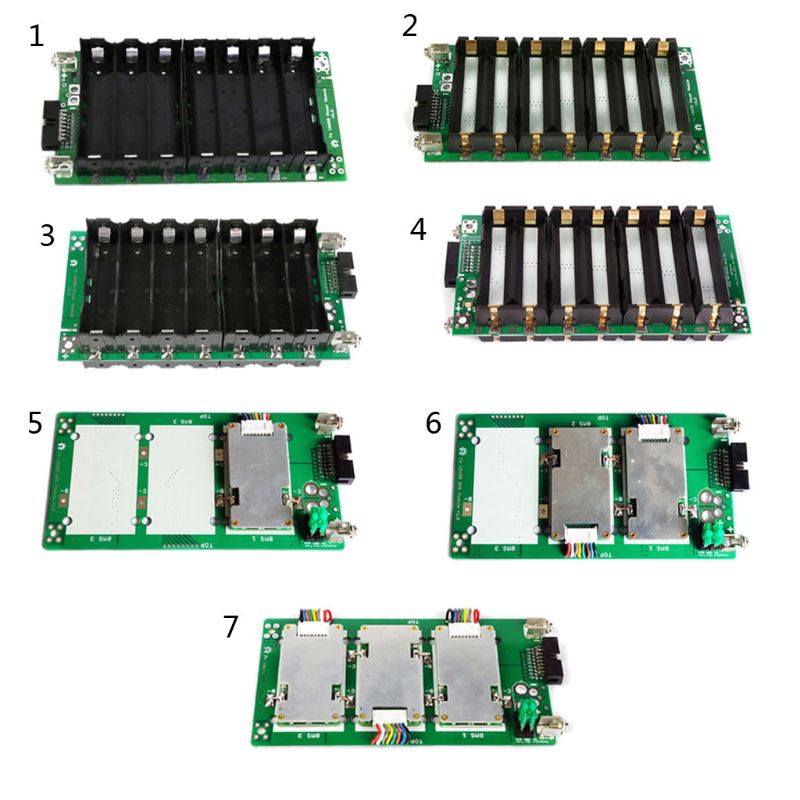 7S Power Wall Balancer PCB 18650 Battery Holder Case 20/40/60A Protection Board New 2020