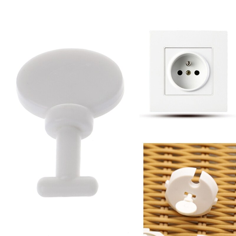 Children Care Key for French Standard Baby Safety Plug Socket Protective Cover