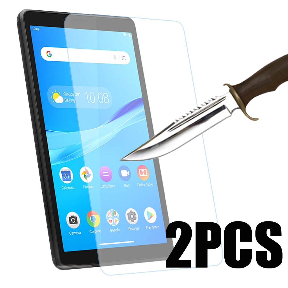 2PCS glass screen protector for Lenovo tab M7 TB-7305 M8 HD/FHD TB-8505 M10 PLUS TB-X606 7'' 8'' 10.1'&