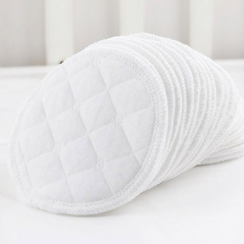 12pcs Pure Cotton Anti-seepage Breast Pads Washable Proof Accessories Baby Pads Breast Breastfeeding Absorbent Soft Leak Fe L9L7