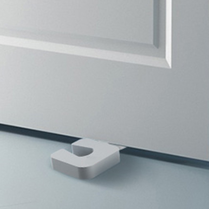 4Pcs/set Door White Plastic Door Stops Non-Slip Door Buffers for Office Home Baby Safe Floor Door Stopper Baby Care