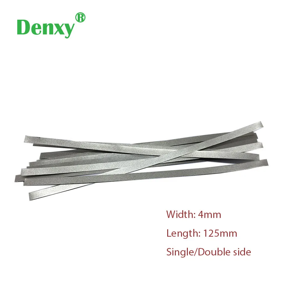 Denxy Dental abrasive strip Metal Polishing Stick Strip Orthodontic Interproximal enamel reducted