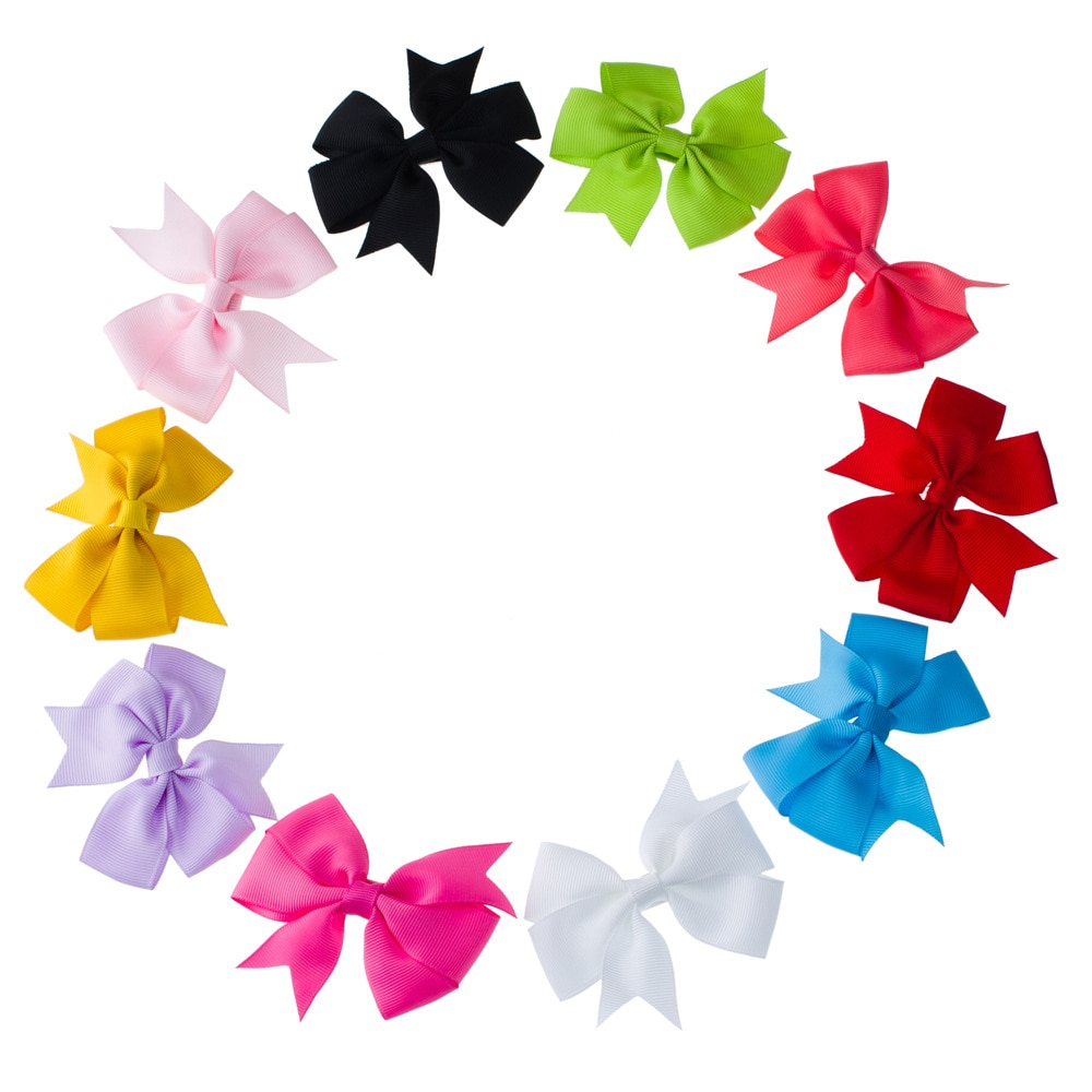 1pcs Cute Kids Bow Hair Pin without clip Korean Children's Hair band Bow Hairpin Infant Baby Headdress Birthday Gifts