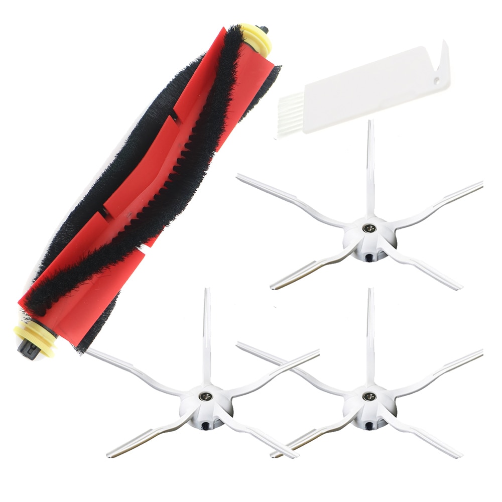 Accessory Side Brush Kit for Roborock S5 S6 T6 E2 E35 Vacuum Cleaner Roller Home Equipment Parts