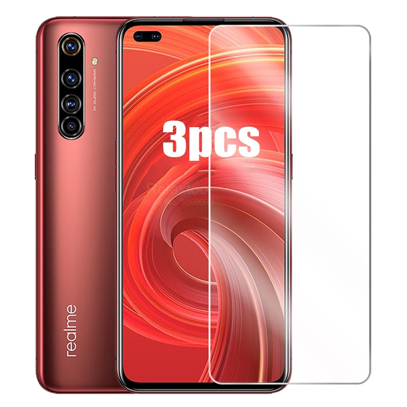 3Pcs X50 Tempered Glass For Realme X50 Pro 5G Screen Protector 2.5D 9H Tempered Glass OPPO Realme X50 5G Protective Film