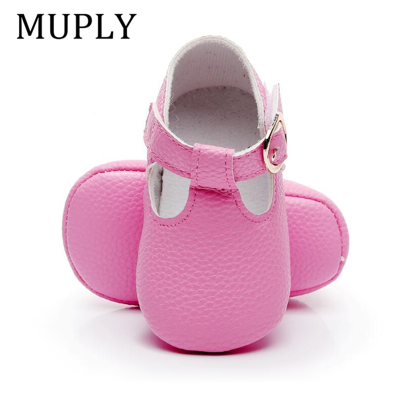 2022 new Arrival Newborn baby shoes PU Leather baby girl shoes soft sole first walker Princess Shoes for 0-18M