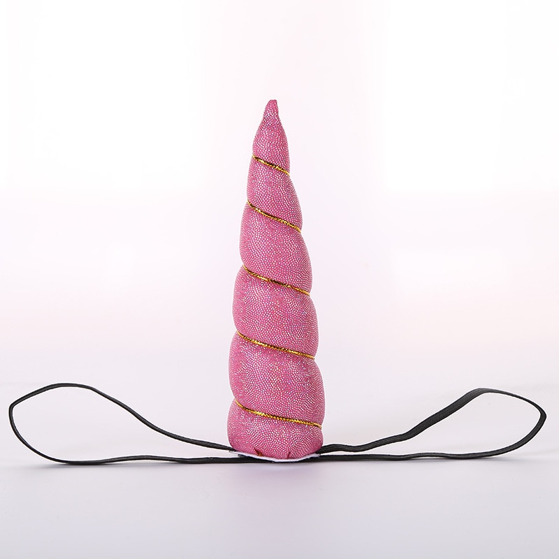1PC Kids Glitter Unicorn Headband Children Party Hairband Headwear Girls Party Accessories Birthday Party Princess Headdress