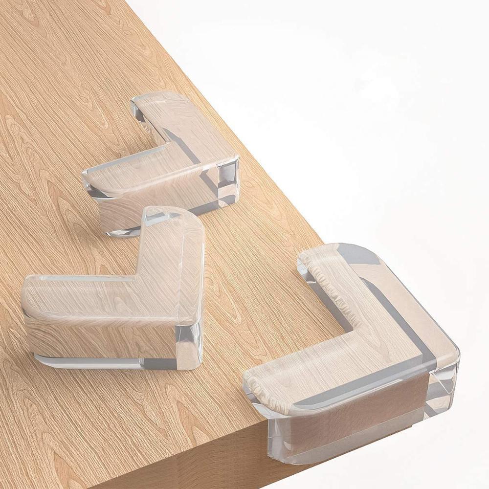 Corner Protectors, 4 Pack Large and Thick Strong Ahesive Corner Guards Safety Corner Protectors for Kids