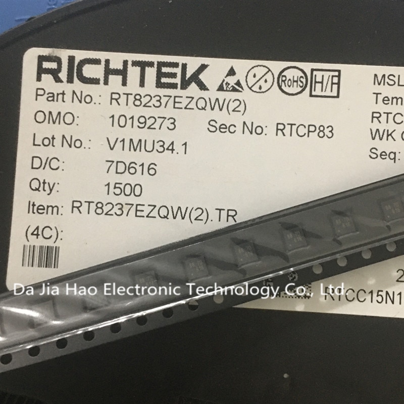 5pcs/lot RT8237EZQW RT8237E Screen printing 88= wording 88 QFN10 in stock chips new original