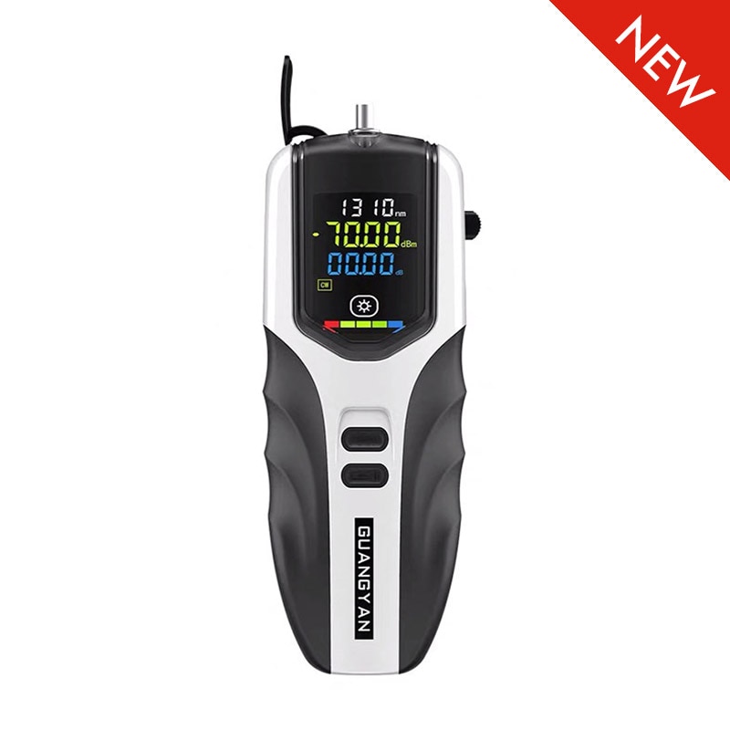 Rechargeable Optical power meter G7 Color LCD Screen fiber optic power meter with flash light high precision OPM