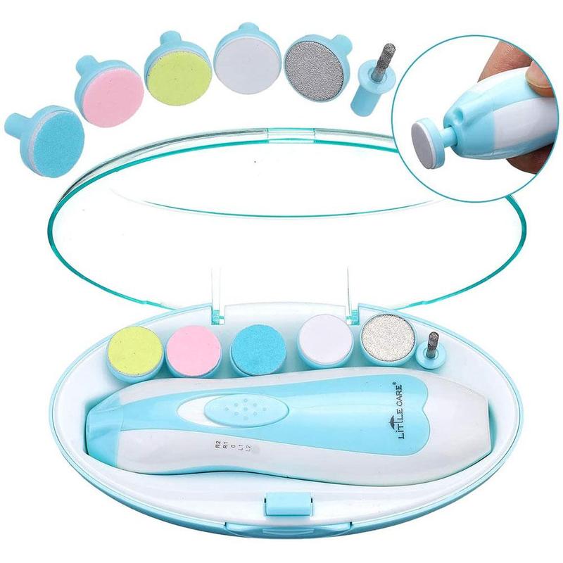 New Electric Nail Cutter Baby Trimmer Manicure Scissors Multifunction Infant Fingernail Tools for Toddler