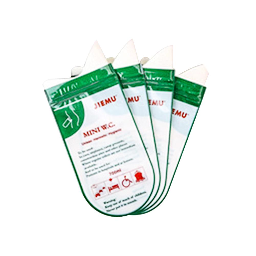 4PCS Emergency Urine Bags Portable Convenient Disposable Urinal Bags Packages Pee Bags for Camping Travel