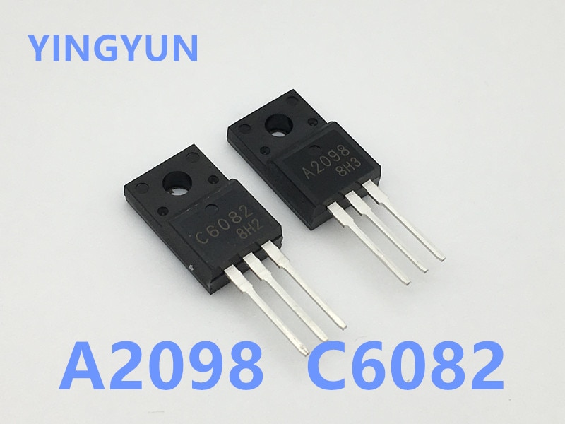 2PCS/Lot 1Pairs A2098 C6082 (1pcs 2SA2098 + 1pcs 2SC6082) TO-220