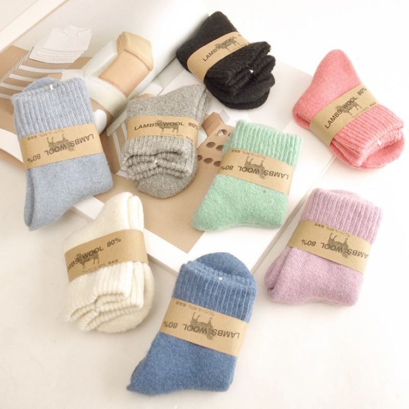 New Woolen Thick Kids Socks Winter girls boys Soft Warm Socks for Children 3-12Years Boys Girls Thermal Floor Socks