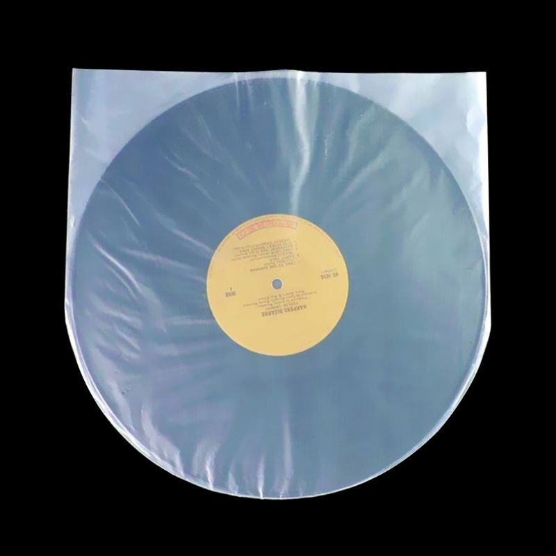 50Pcs 12" Clear Vinyl Record Protecter LP Record Plastic Bags Anti-static Record Sleeves