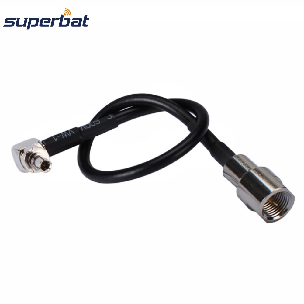 Superbat FME Male to CRC9 UMTS Pigtail Cable RG174 100cm for HUAWEI E122 E156G E159 E160E E160G E161 E1612