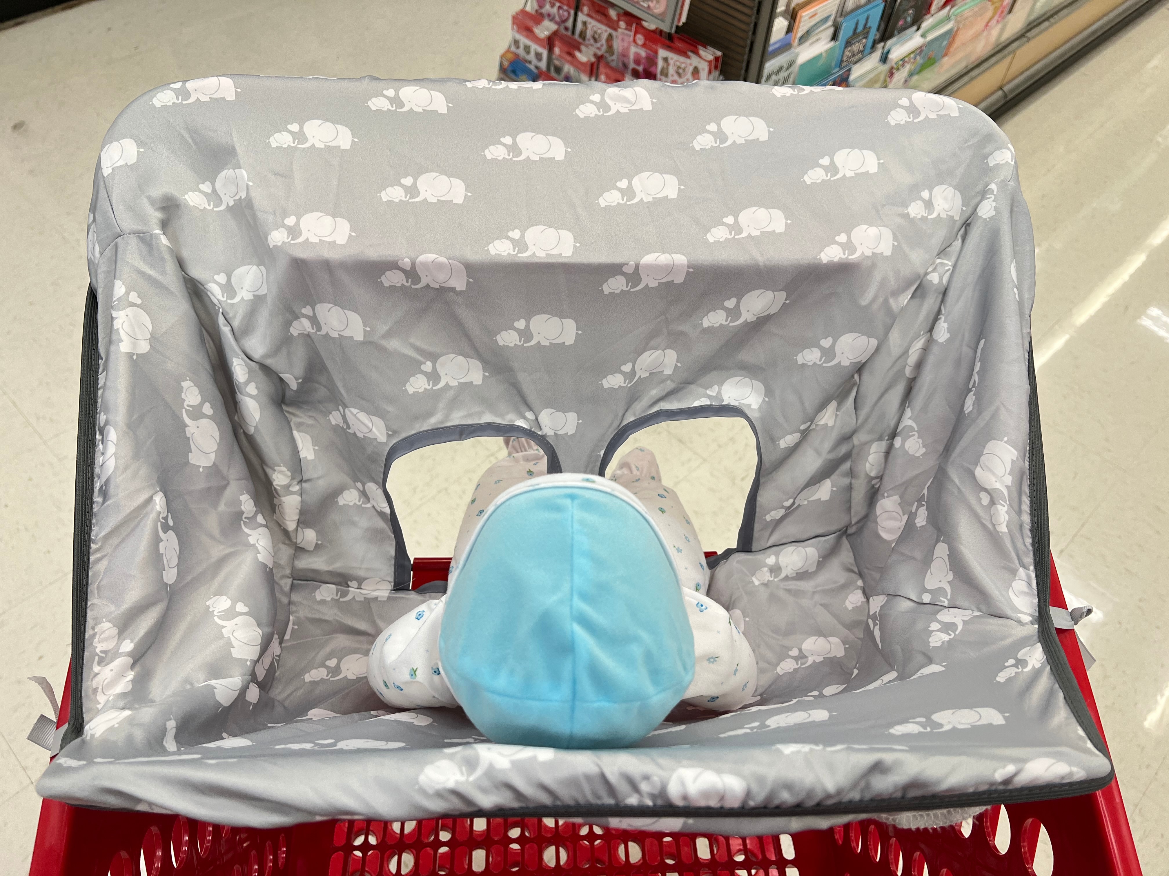Infant supermarket grocery shopping cart cover baby seat Pad anti-dirty cover Kids Traveling Seat Cushion No dirty portable