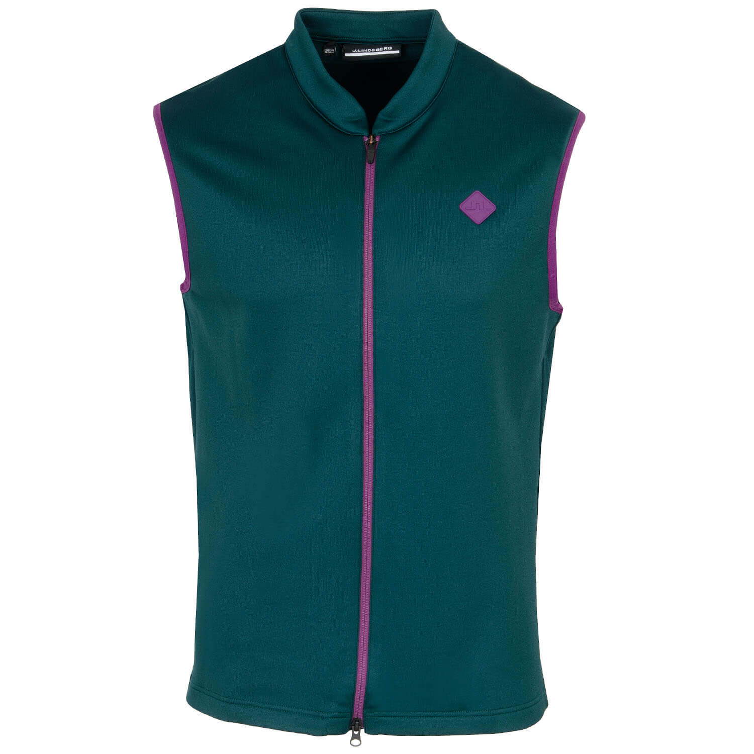 J Lindeberg Neso Full Zip Sleeveless Sweater