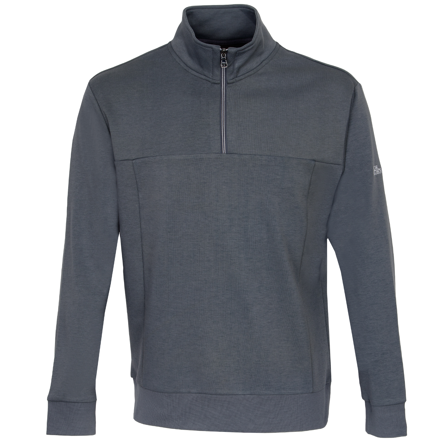 Oscar Jacobson Hawkes Zip Neck Sweater