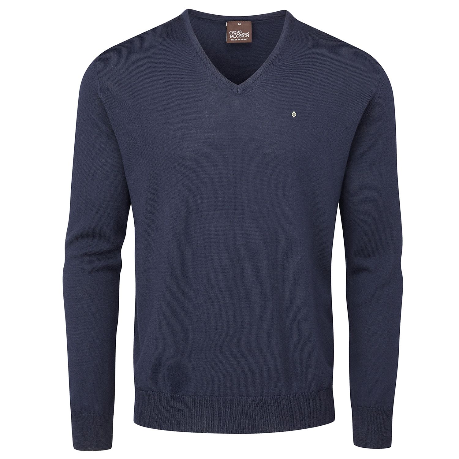 Oscar Jacobson Weston Pin V-Neck Golf Sweater