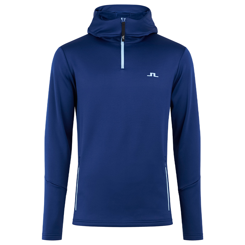 J Lindeberg Aerial Zip Neck Hoodie