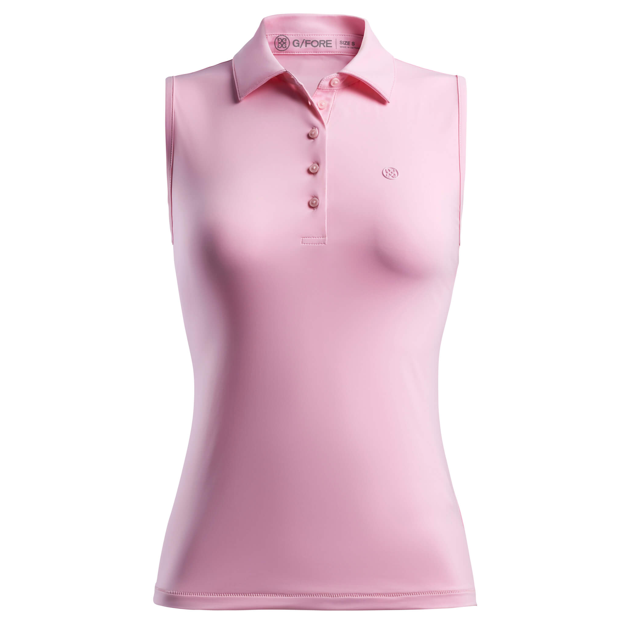 G/FORE Featherweight Sleeveless Ladies Golf Polo Shirt