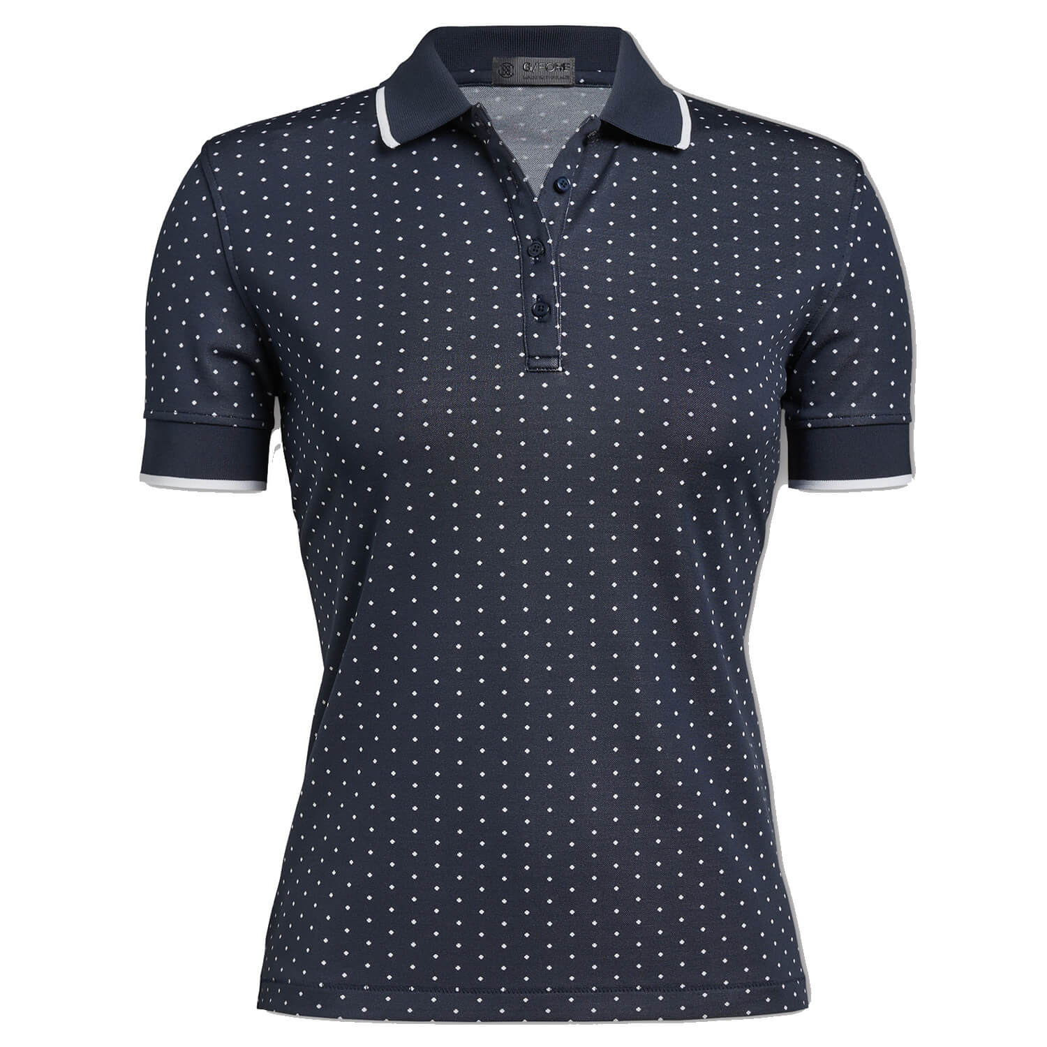 G/FORE Jacquard Polkadot Ladies Polo Shirt