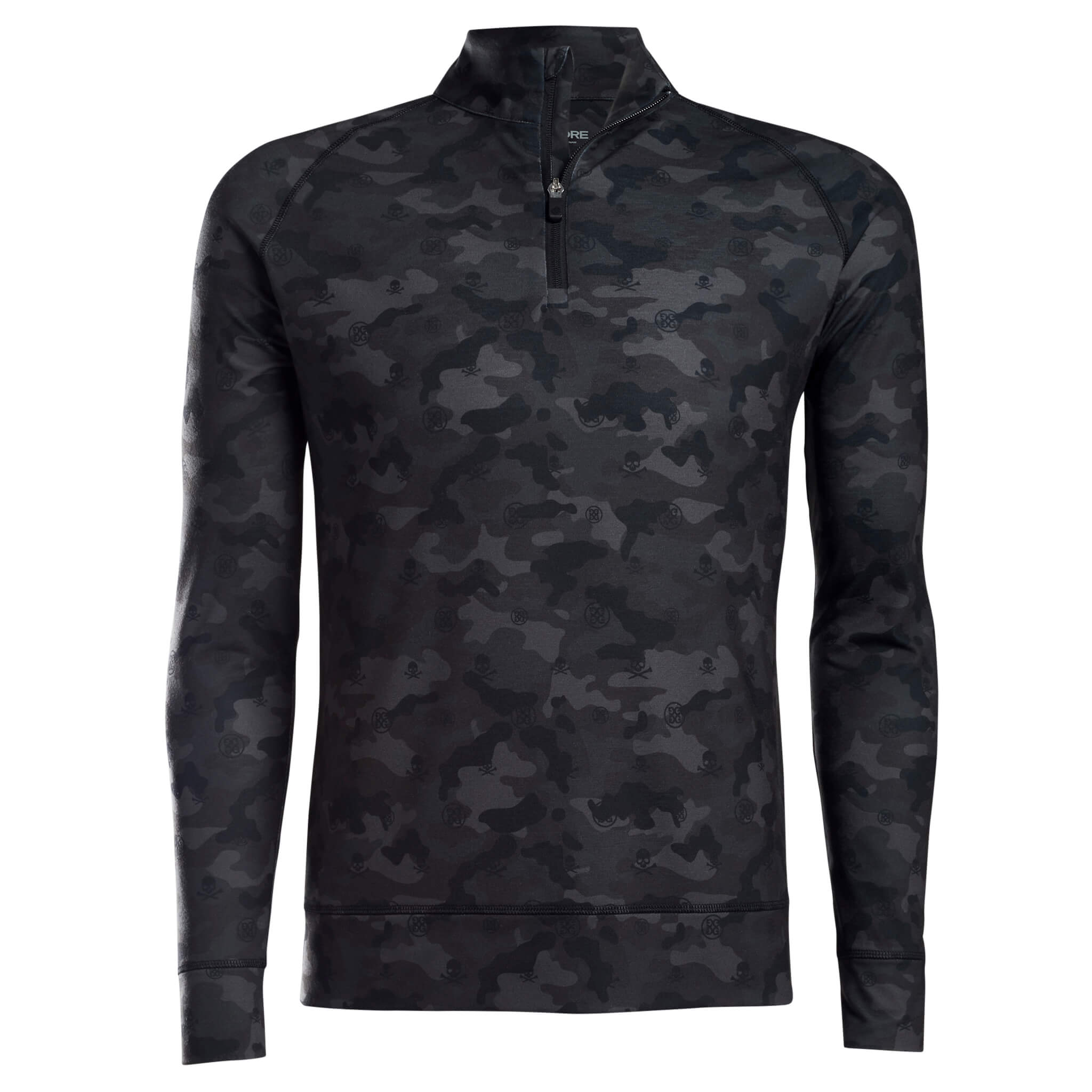 G/FORE Luxe Staple Mid Zip Neck Sweater
