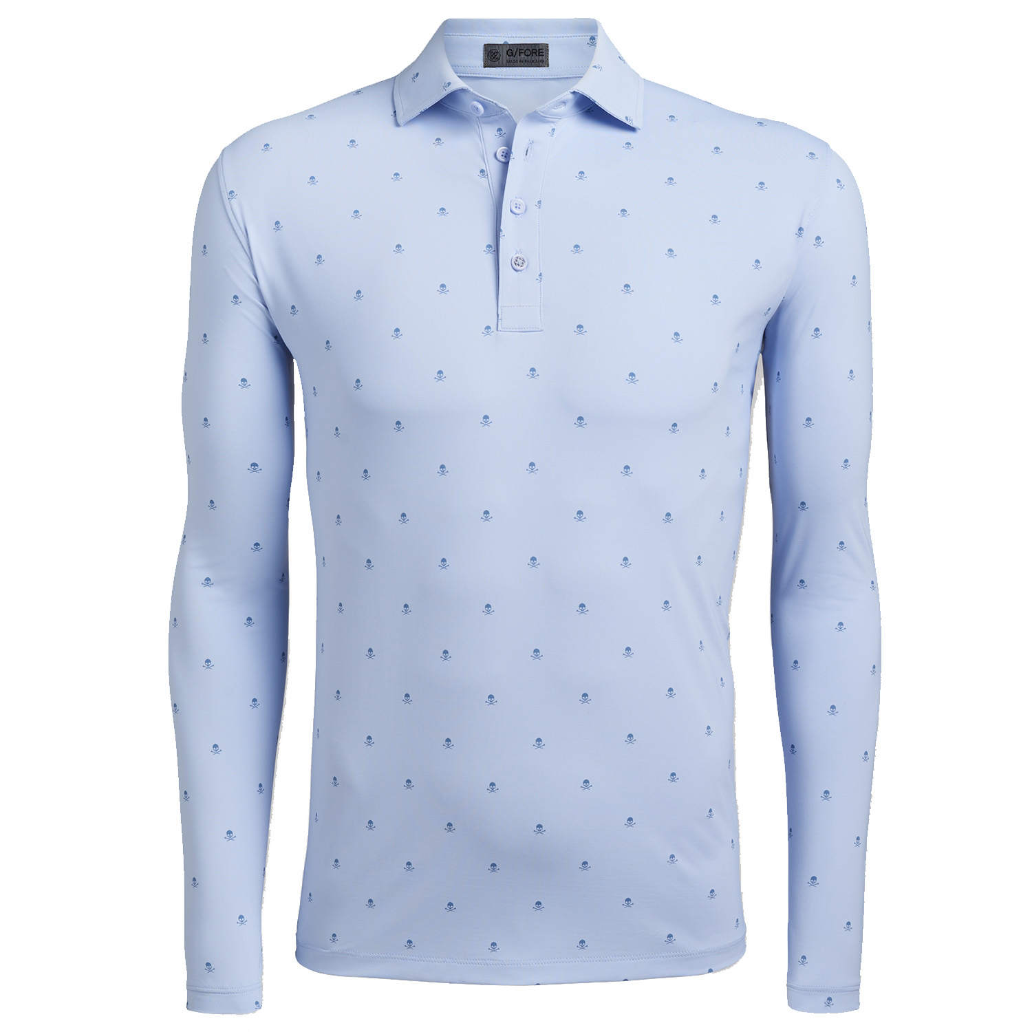 G/FORE Skull & T's Sun Long Sleeve Polo Shirt