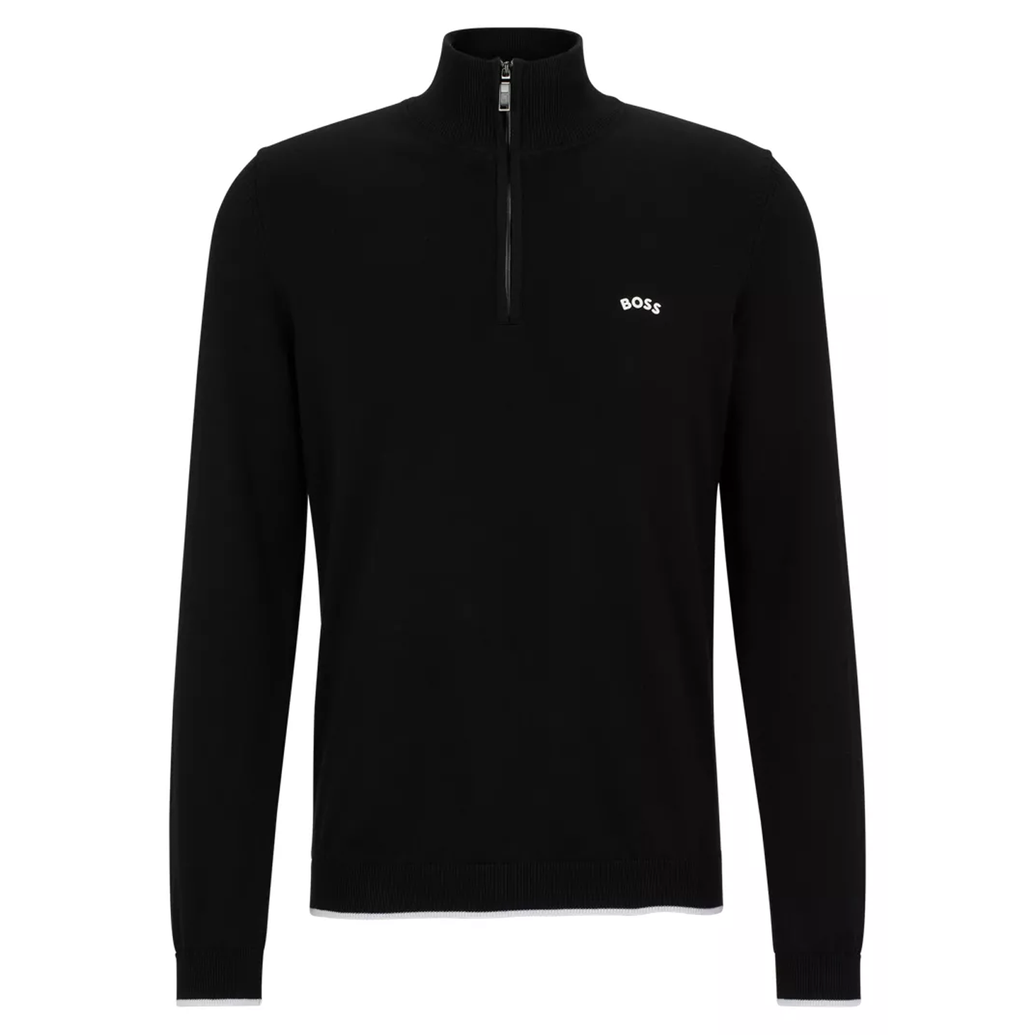 BOSS Zallo Zip Neck Sweater