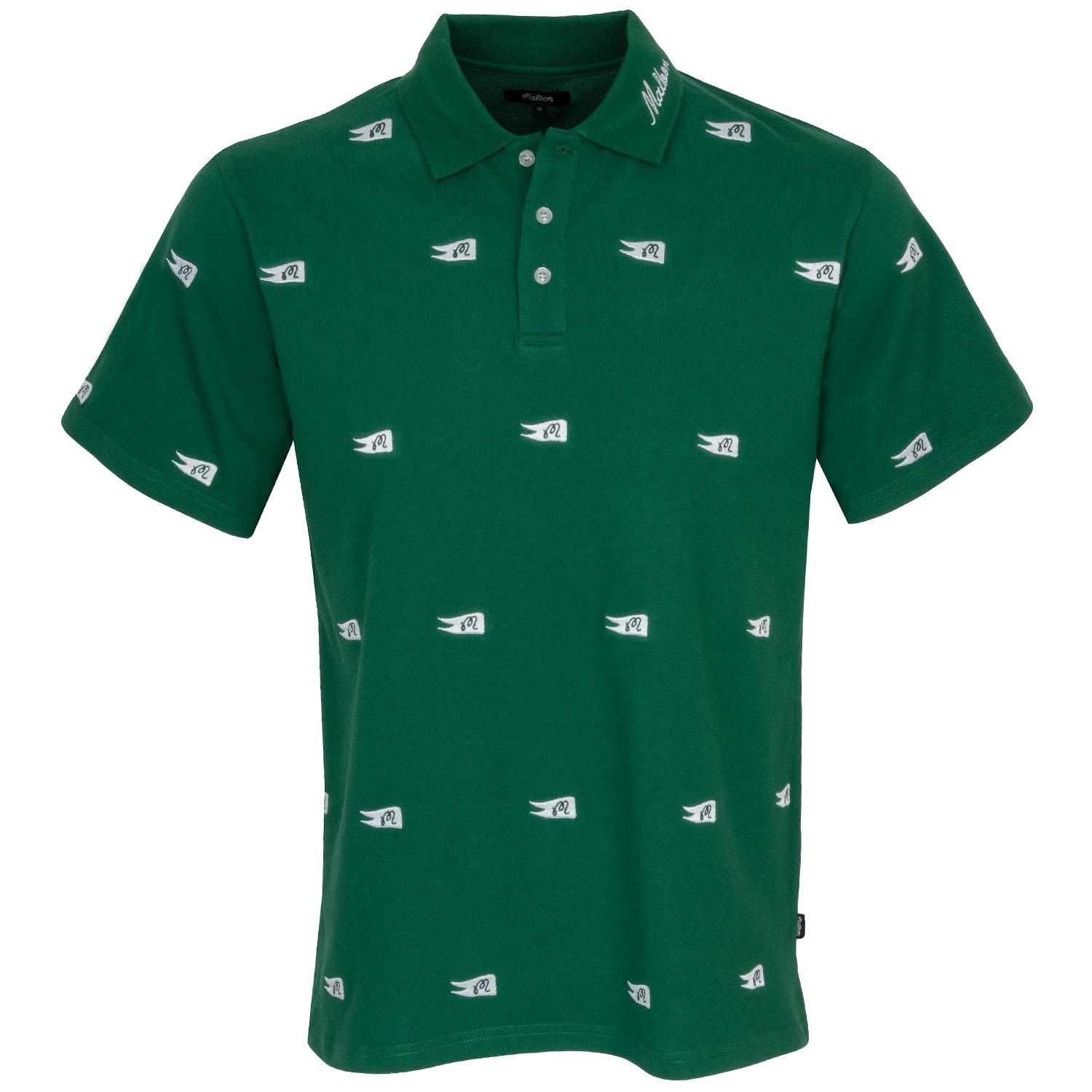 Malbon Winston Flag Pique Polo Shirt