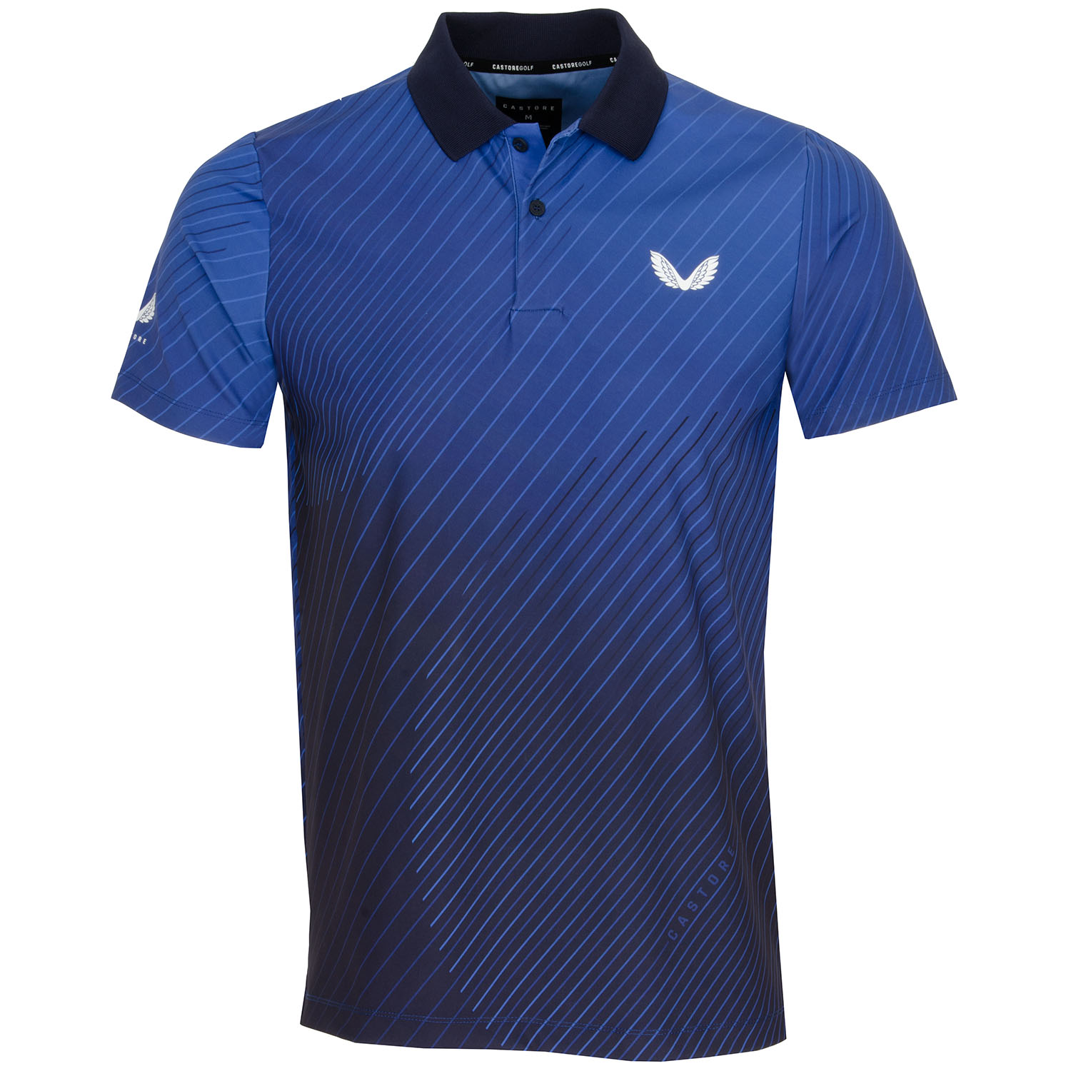 Castore Geo Print Golf Polo Shirt