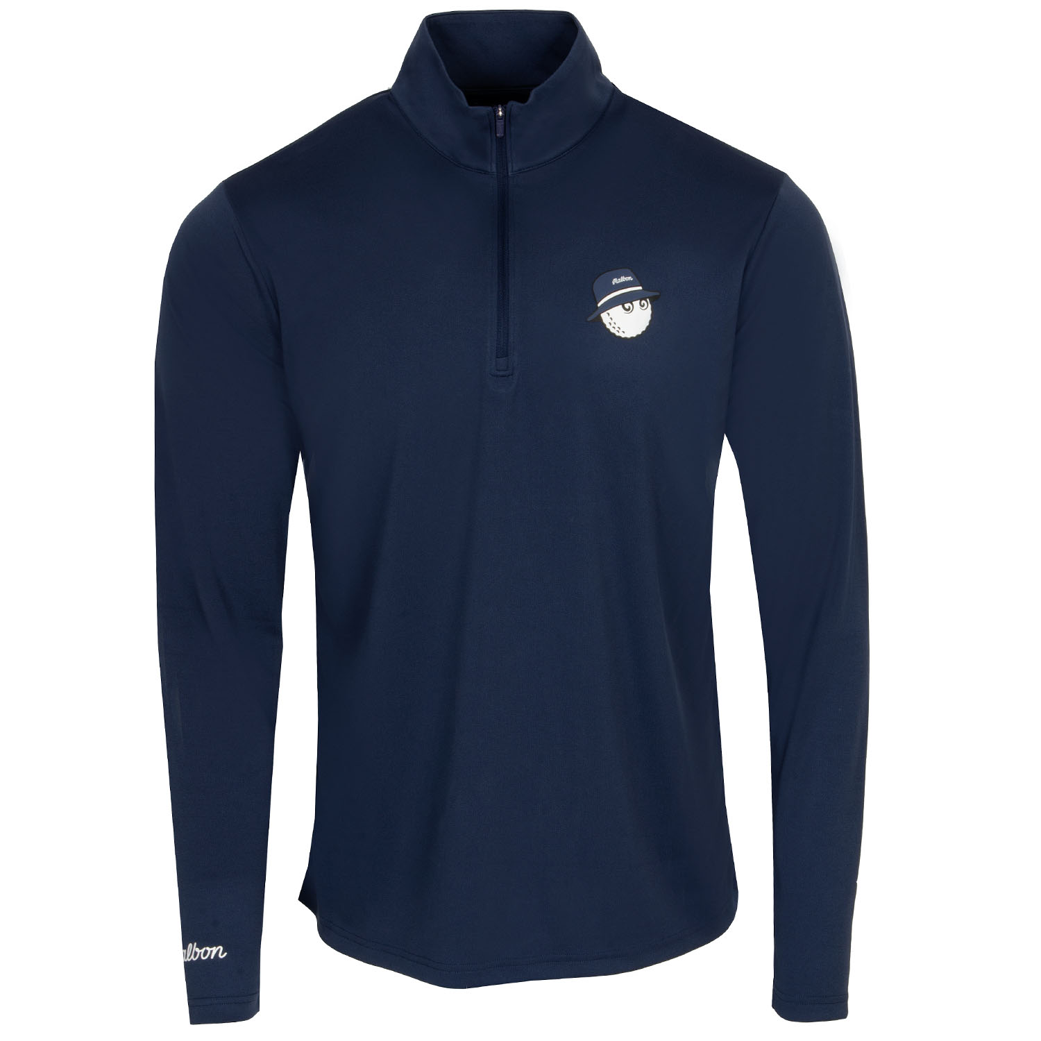 Malbon Performance Zip Neck Sweater