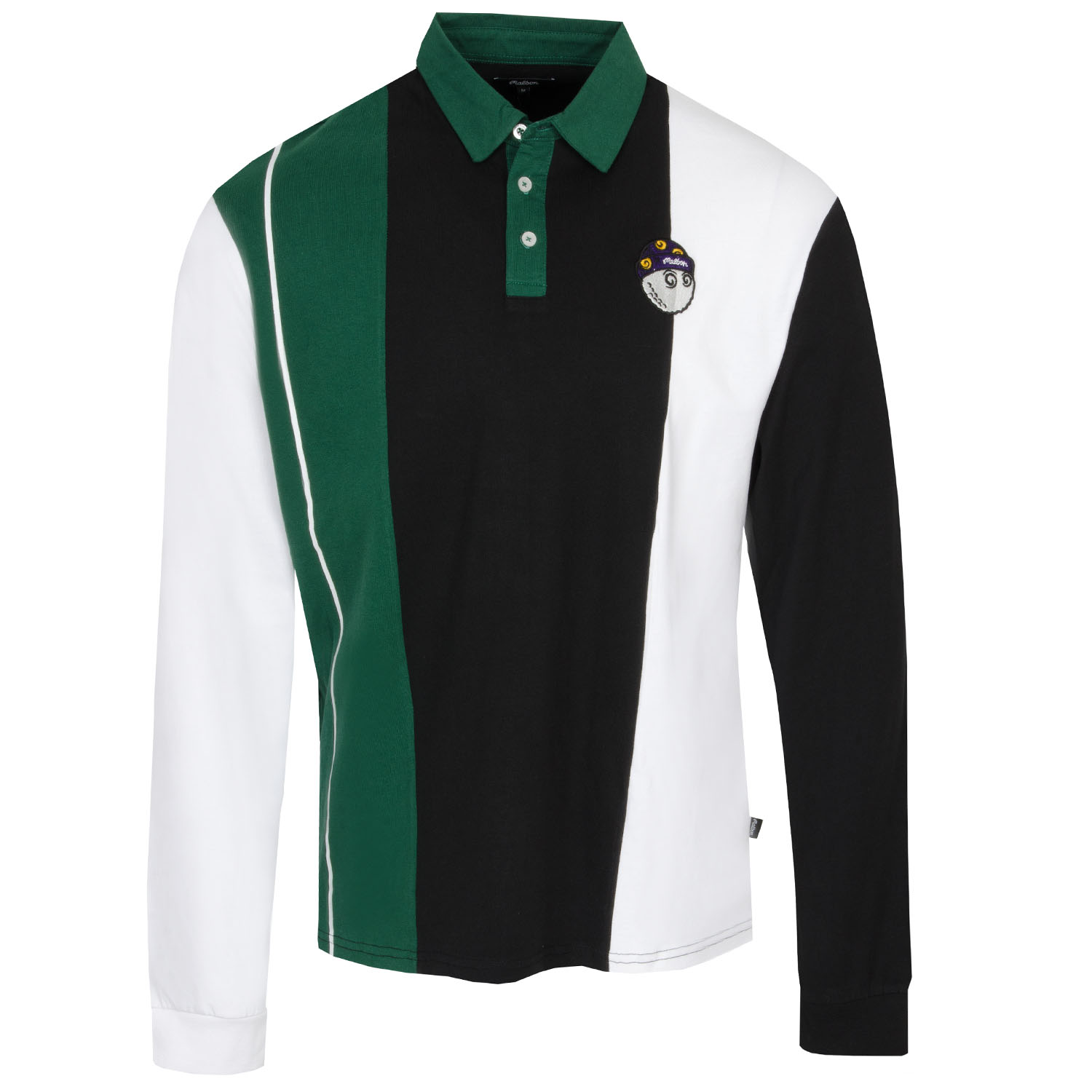 Malbon Wiz Long Sleeve Polo Shirt