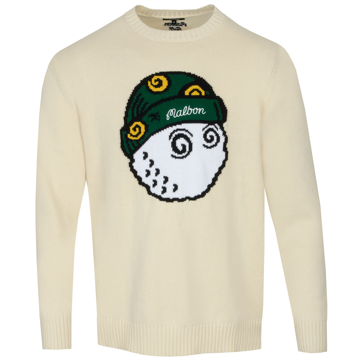 Malbon Wiz Crew Neck Knit Sweater